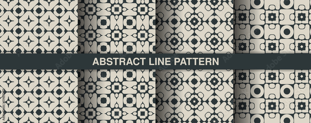 Collection of seamless ornamental ethnic patterns Collection of seamless ornamental ethnic patterns
