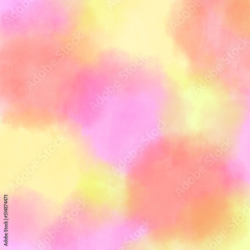abstract colorful background with bokeh, Multicolored watercolor background for illustration and designs イラスト、デザイン用素材、オーロラカラーテクスチャー背景、水彩、甘い色