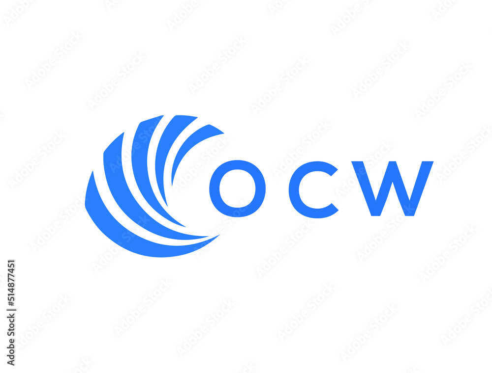 OCW Flat accounting logo design on white background. OCW creative initials Growth graph letter logo concept. OCW business finance logo design.
OCW Flat accounting logo design on white background. OCW creative initials Growth graph letter logo concept. OCW business finance logo design.