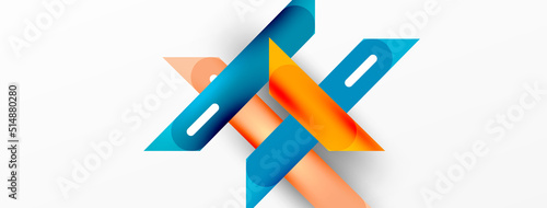 Background overlapping lines. Dynamic lines abstract wallpaper. Straight lines composition vector illustration for wallpaper banner background or landing page
