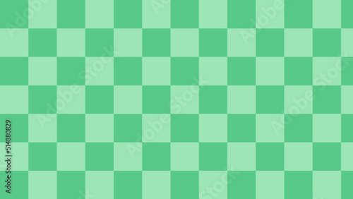 cute green checkers, gingham, plaid, checkerboard pattern background illustration, perfect for wallpaper, backdrop, postcard, and background for your design