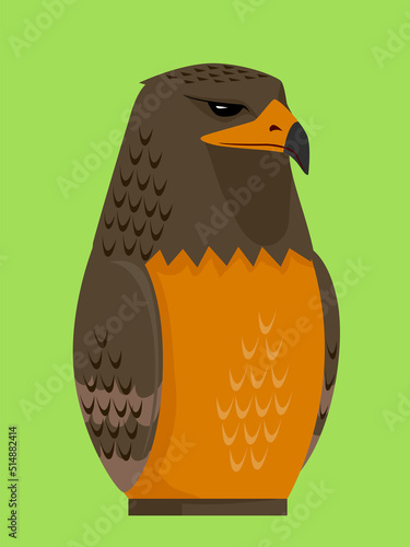 Egypt Steppe Eagle Wood Car...