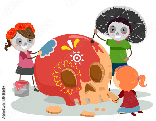 Stickman Kids Design Sugar ...