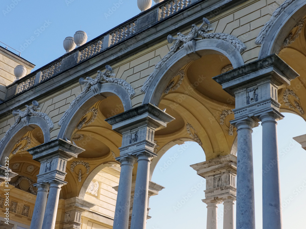 Architectural Arches in Belvedere Castle, Vienna