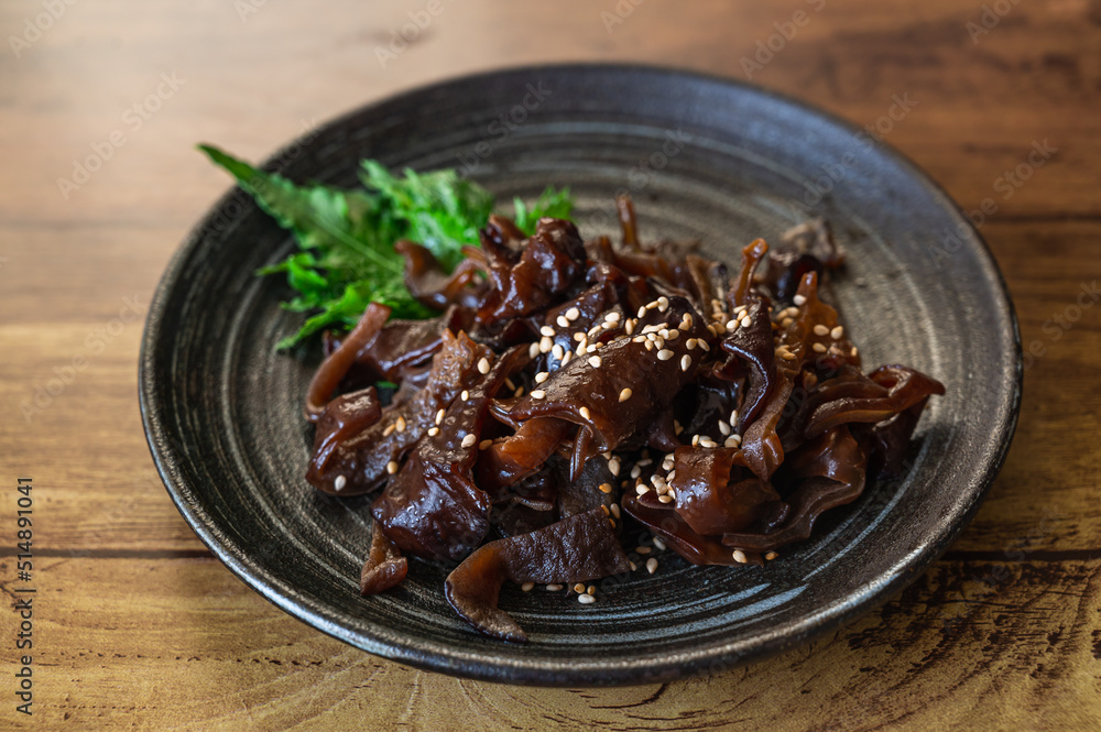 肉厚キクラゲの炒め物 肉厚キクラゲの炒め物