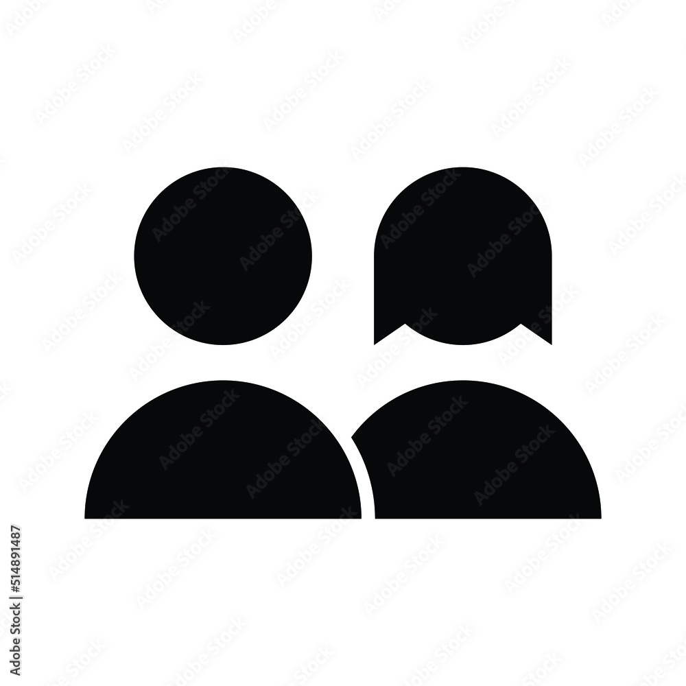 Users people vector icon symbol design Users people vector icon symbol design