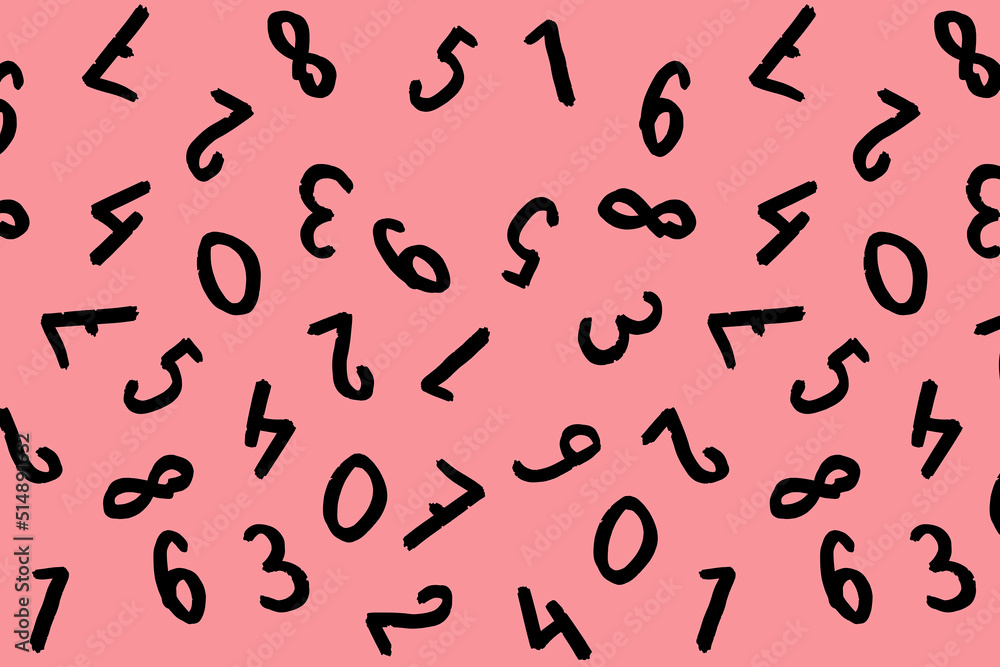 template with the image of keyboard symbols. a set of numbers. Surface template. pastel purple red background template with the image of keyboard symbols. a set of numbers. Surface template. pastel purple red background