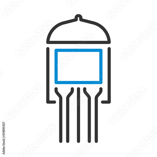 Electronic Vacuum Tube Icon photo