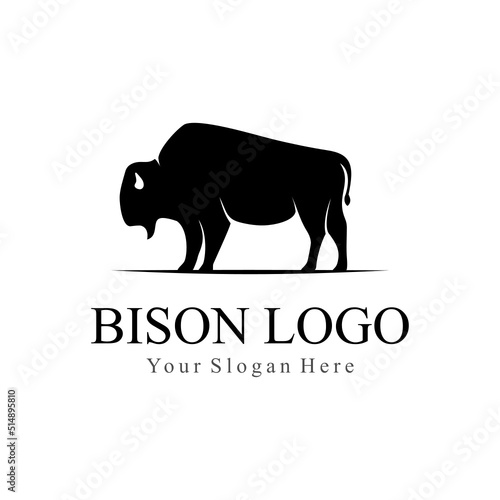 bison vector logo