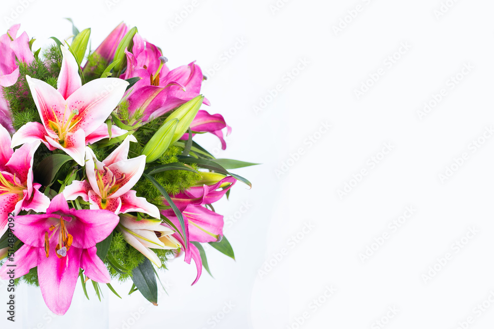 Bouquet of flowers can make a background