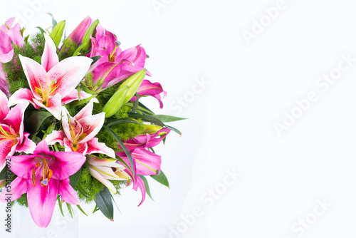 Bouquet of flowers can make a background