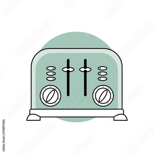 flat-style tester icon, kitchen equipment