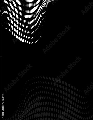 Background Composition, Web Template (Halftone) Design