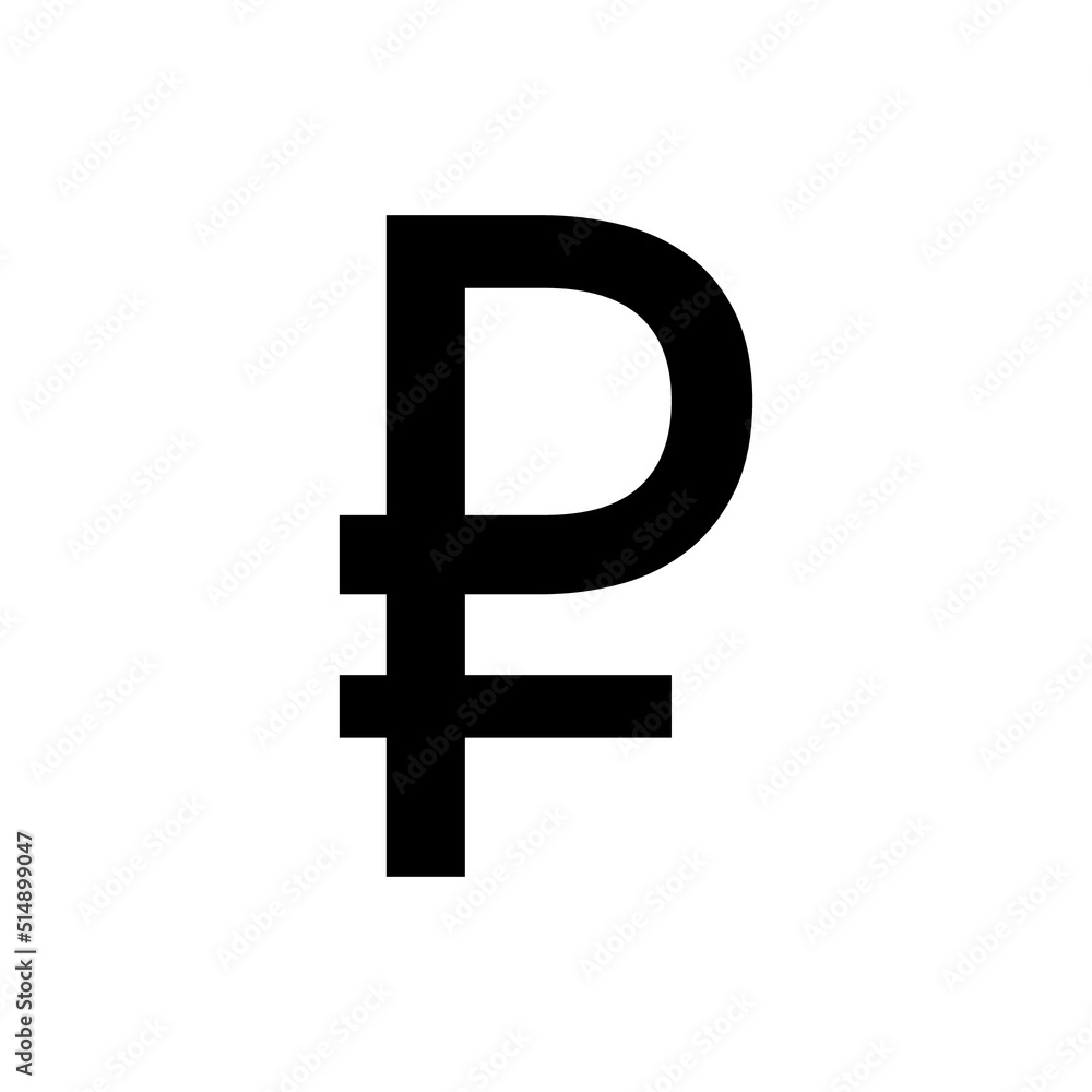 Ruble sign simple icon on white background. Vector illustration. Money cash Vector illustration, EPS10.Currency symbol vector. Ruble sign simple icon on white background. Vector illustration. Money cash Vector illustration, EPS10.Currency symbol vector.