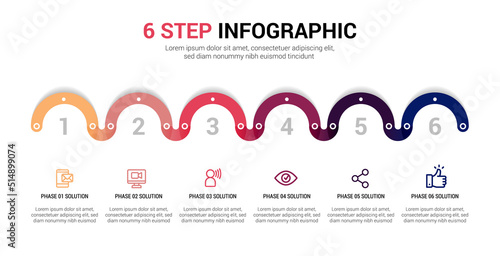 6 Step Infographic