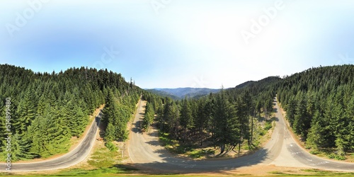 Bear Camp Road - Kim Family tragedy (aerial) photo