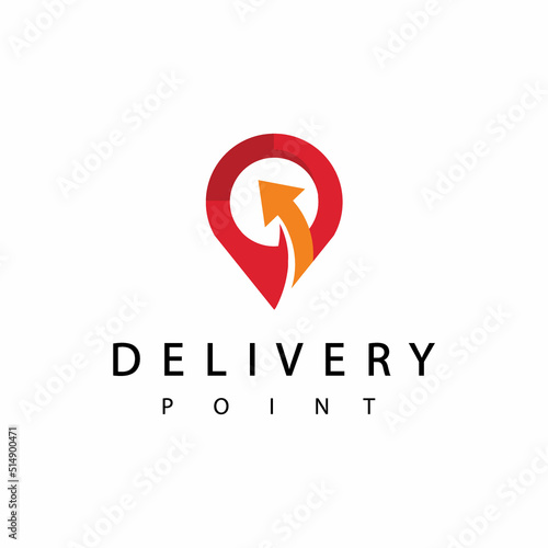 Delivery Point Logo Logistic And Expedition