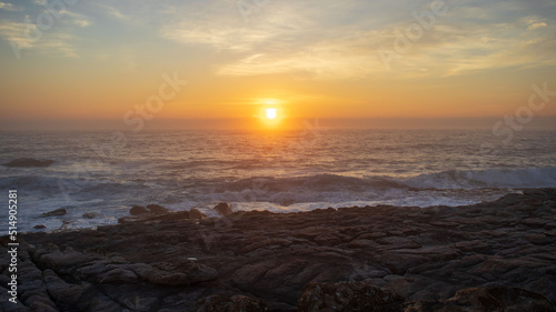 Ocean view of the south coast of South Africa