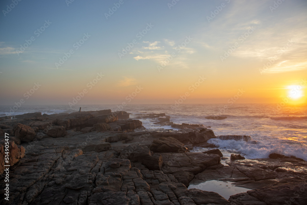 Obraz premium Ocean view of the south coast of South Africa