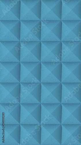 Abstract geometric background. Stone texture. triangle or pyramid. Futuristic design element. Vertical image. 3D drawing. 3D rendering.