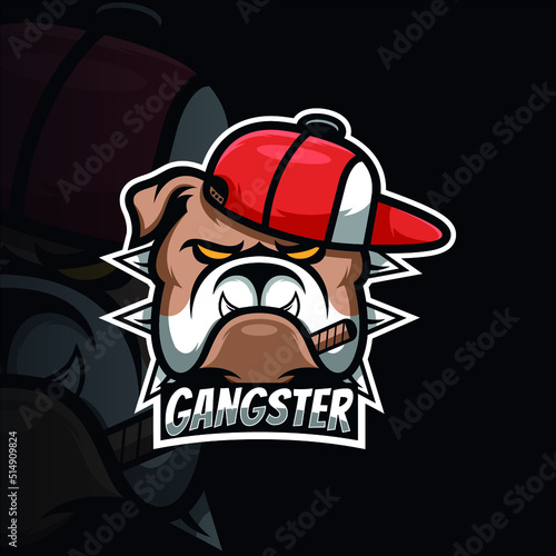 Gangster Mascot Logo Esport Logo Team stock images