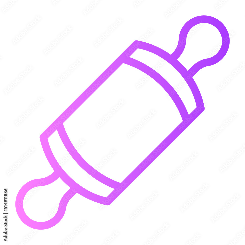 Rolling Pin gradient icon Rolling Pin gradient icon
