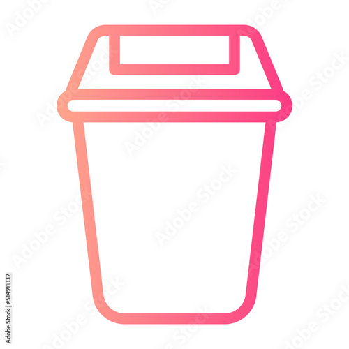 Recycle Bin gradient icon
