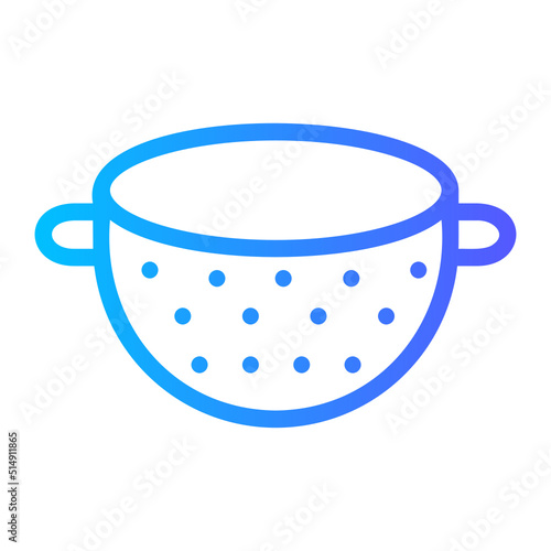 Strainer gradient icon