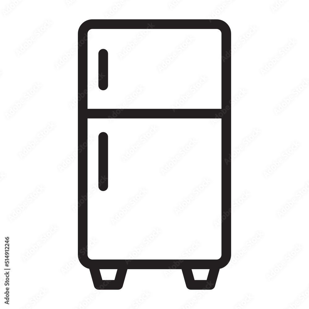 Fridge line icon Fridge line icon