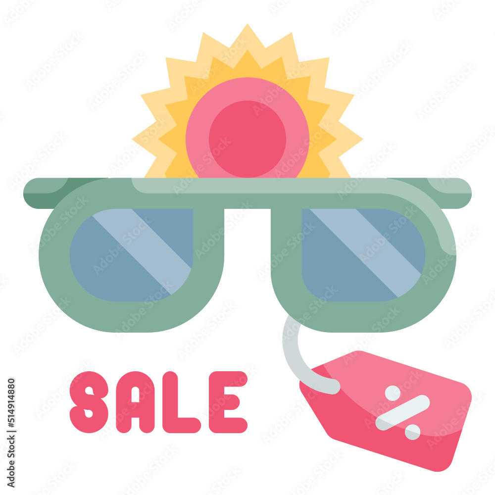 sunglass flat icon sunglass flat icon