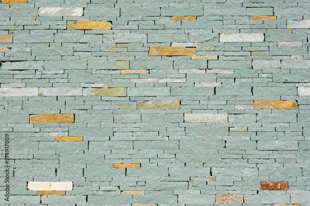 Surface of gray brick wall