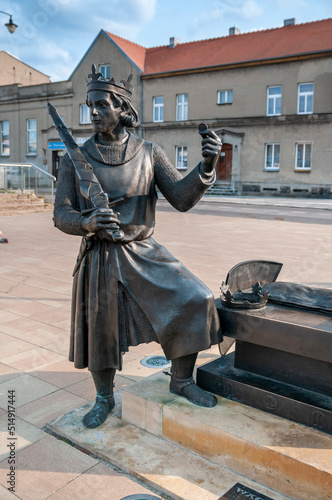 Rzeźba króla Wacława II Czeskiego w Gnieźnie