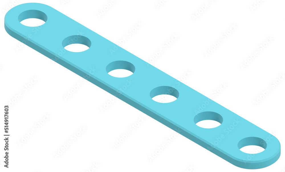Engineering part 3D Illustration - Toy Constructor Kit Engineering part 3D Illustration - Toy Constructor Kit