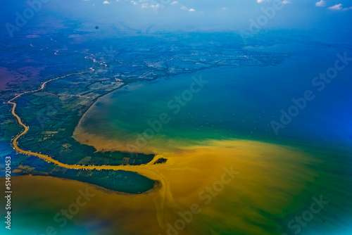 Canvas Print Marine pollution