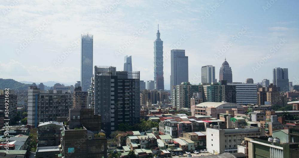 Fototapeta premium Taipei city skyline