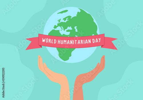 Happy world humanitarian in...