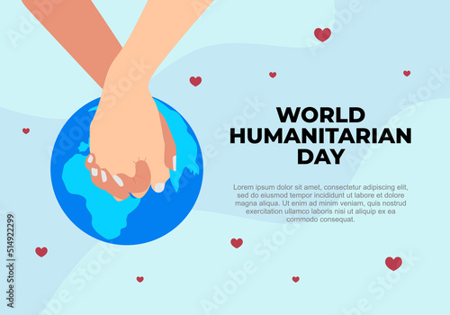 Happy world humanitarian in...
