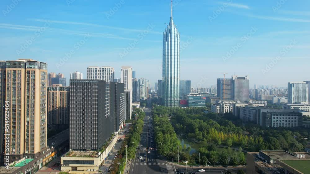 Urban scenery of Changzhou, Jiangsu Province, China Urban scenery of Changzhou, Jiangsu Province, China