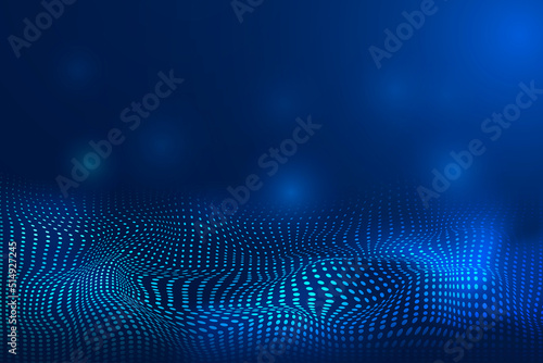 Technology Background Aqua color