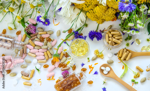 Εκτύπωση καμβά Homeopathy and dietary supplements from medicinal herbs