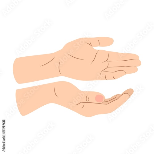 Steps of hand hygiene illustration. Using liquid soap, sanitizer and dry wipes. Healthy life, medical disinfection, healthcare concept