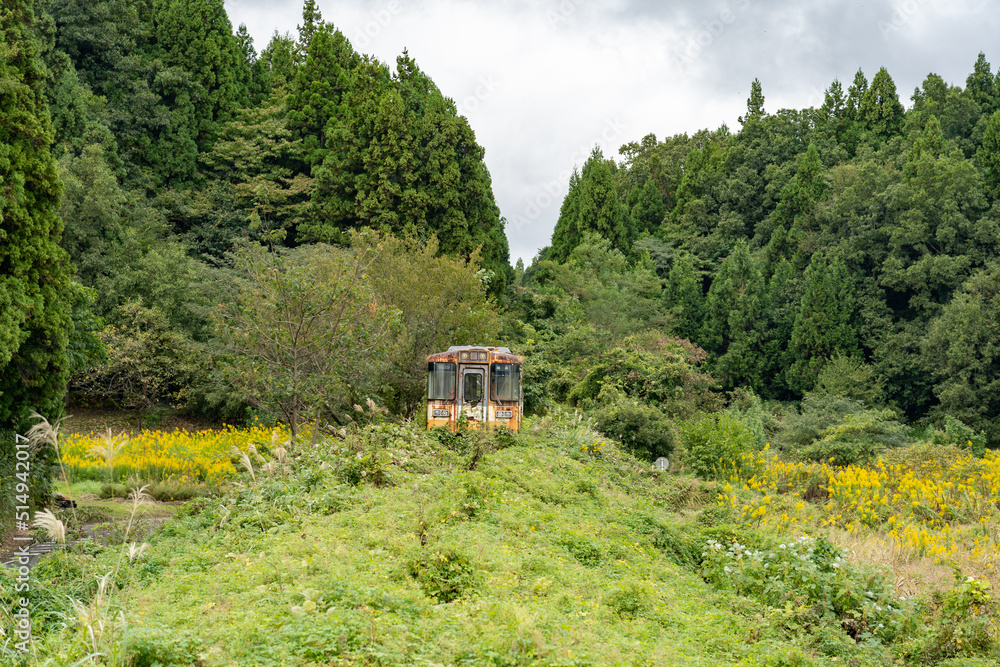 Fototapeta premium 旧のと鉄道能登線廃線跡