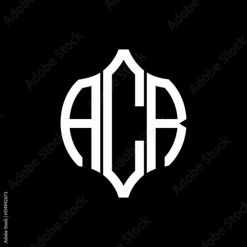 ACR letter logo. ACR best black background vector image. ACR Monogram logo design for entrepreneur and business. photo