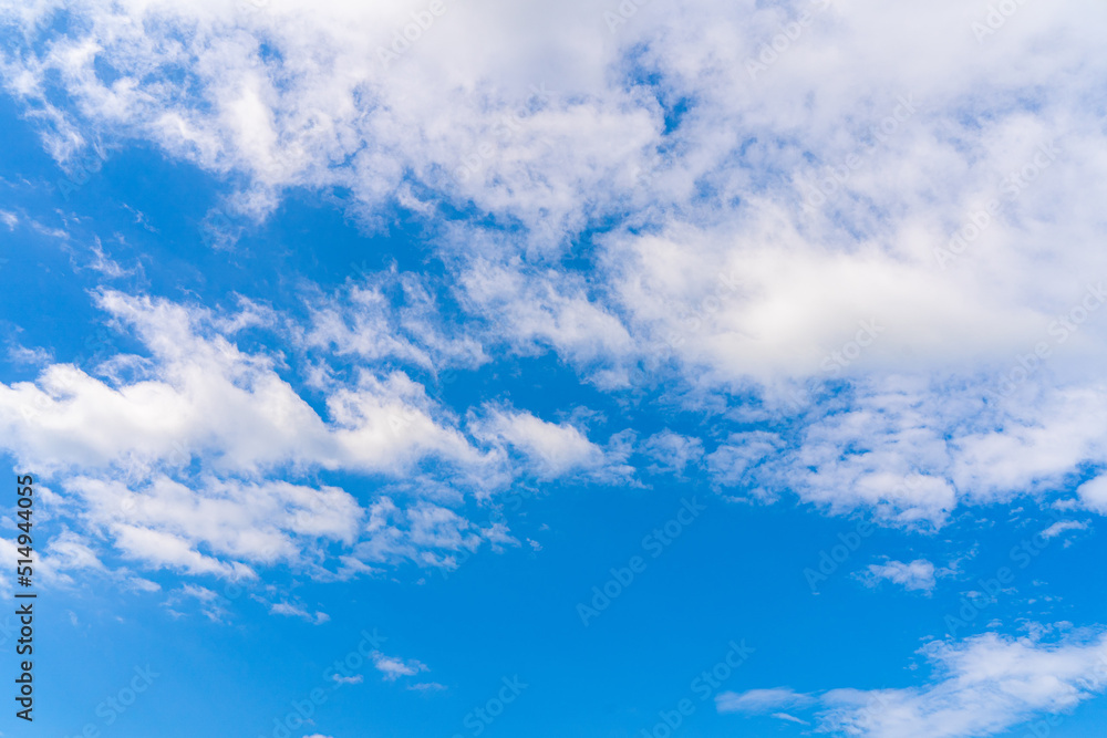 美しい青空と雲の背景素材 美しい青空と雲の背景素材