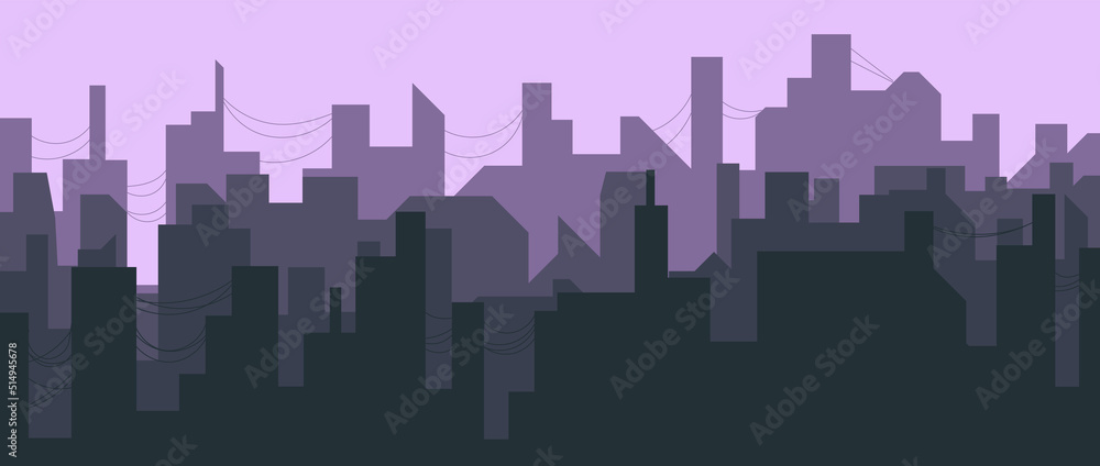 city ​​skyline,
abstract city skyline with reflection industrial business center