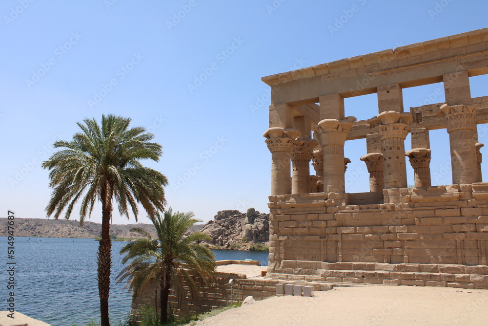 An Egyptian temple on Lake Nasser