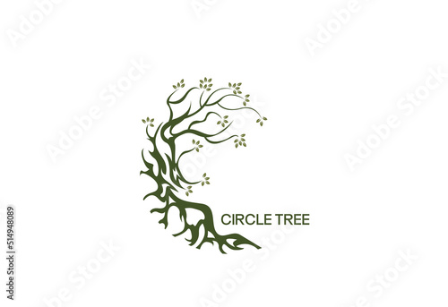 This beautiful tree logo vector Tree Circle is a symbol of life, beauty, growth, strength and good health.
