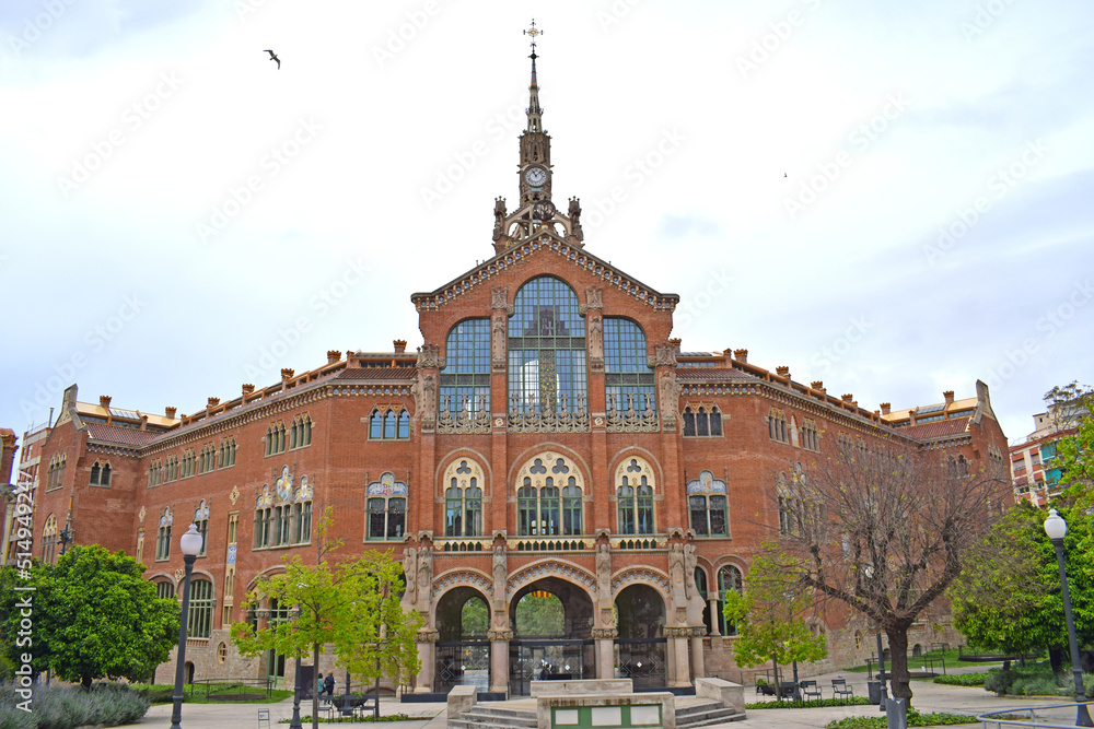 Edificios del antiguo Hospital San Pablo de Barcelona España

