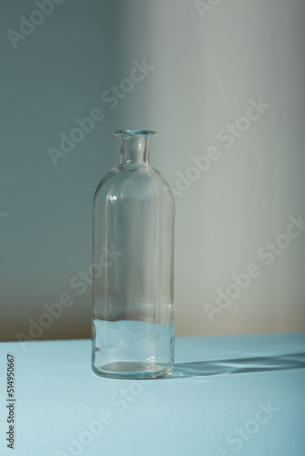 medicine. decanter for wine White Background with Copy Space