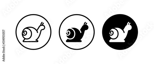 Snail icon vector, sign, symbol, logo, illustration, editable stroke, flat design style isolated on white linear